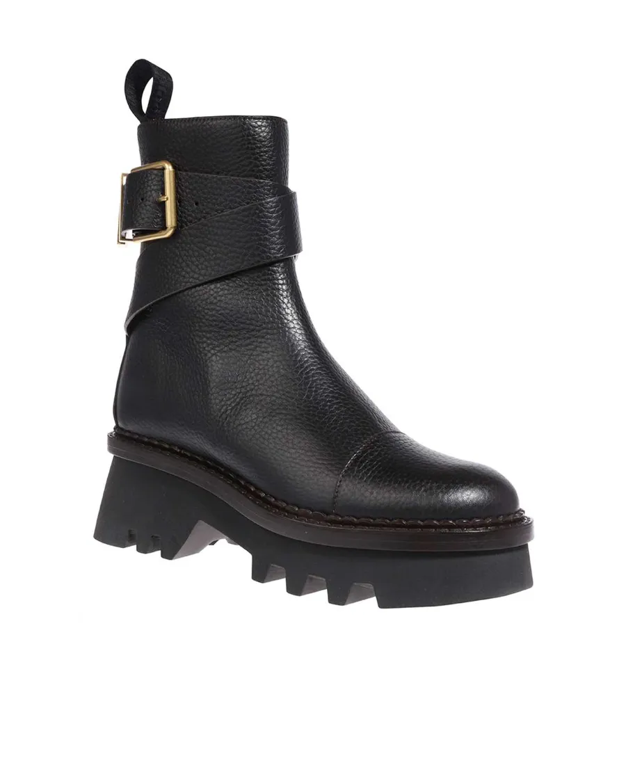 Zipper Thick-Soled Short Boots