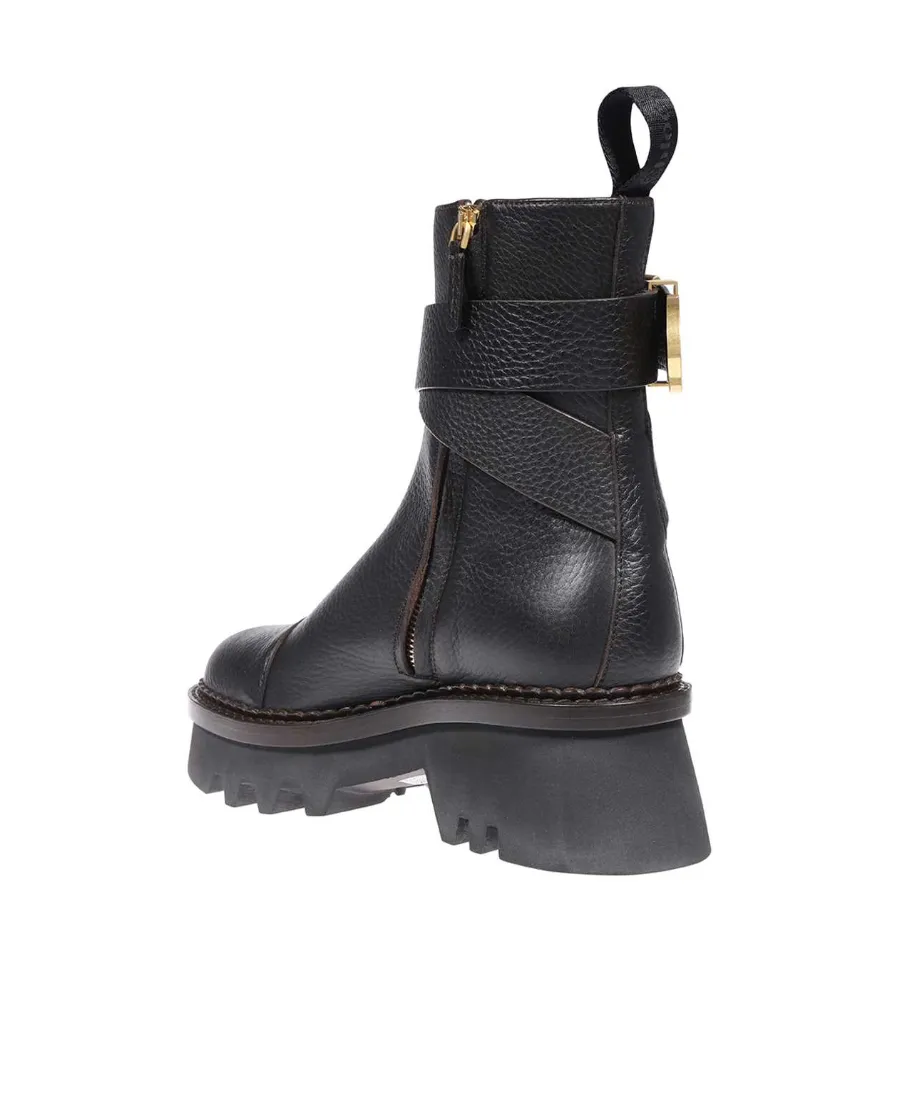 Zipper Thick-Soled Short Boots