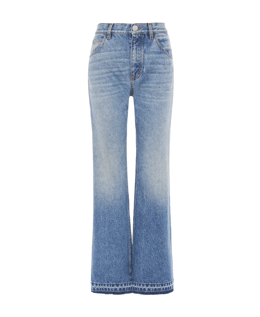 Cropped Flared Jeans