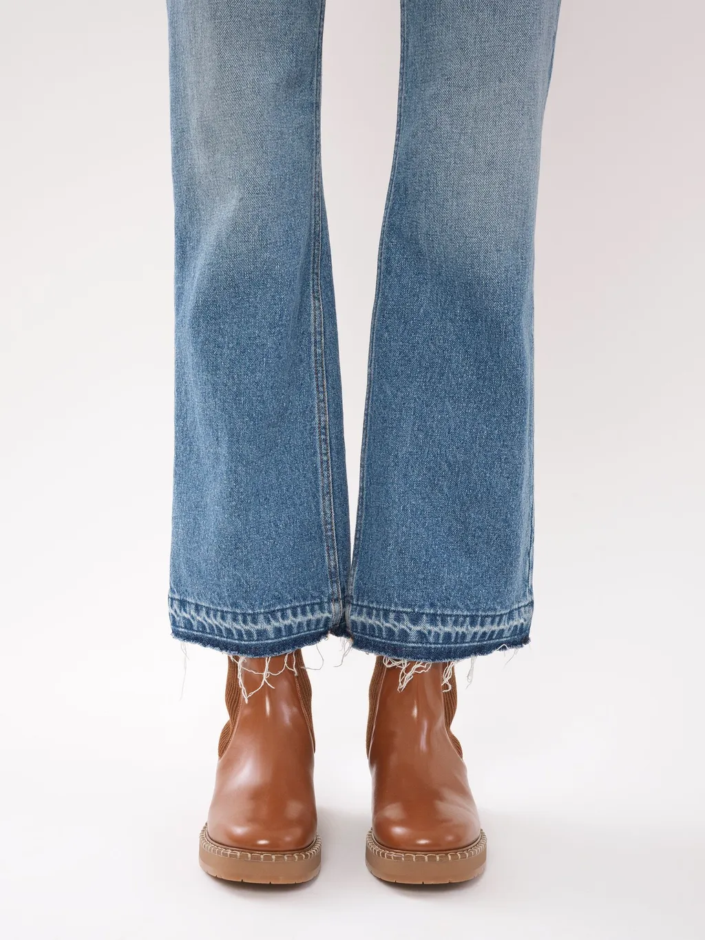 Cropped Flared Jeans