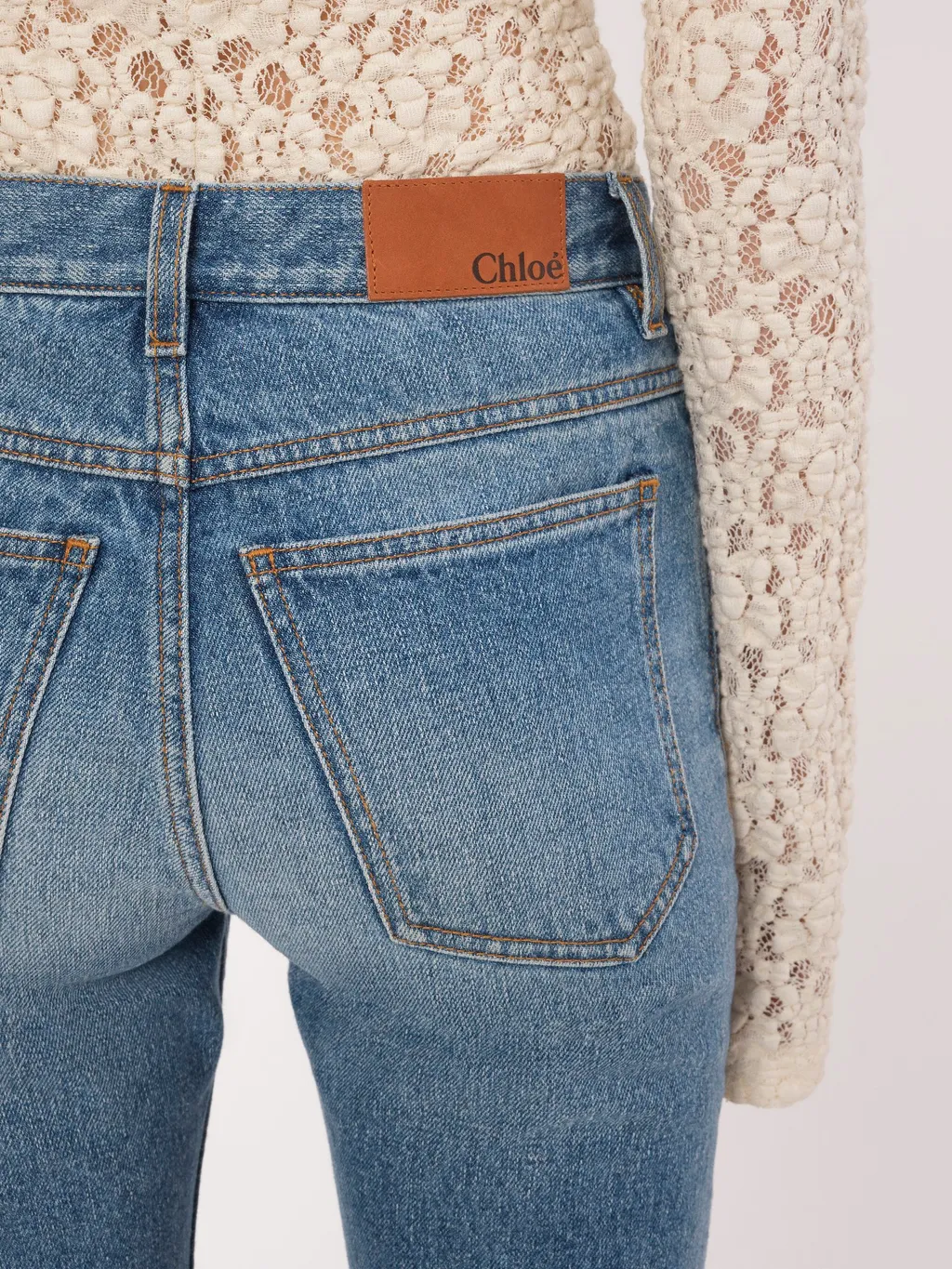 Cropped Flared Jeans