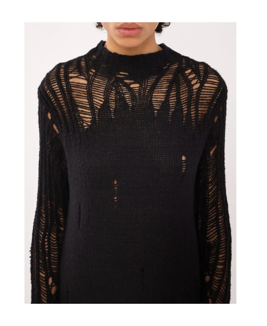 Fitted Mock-Neck Sweater