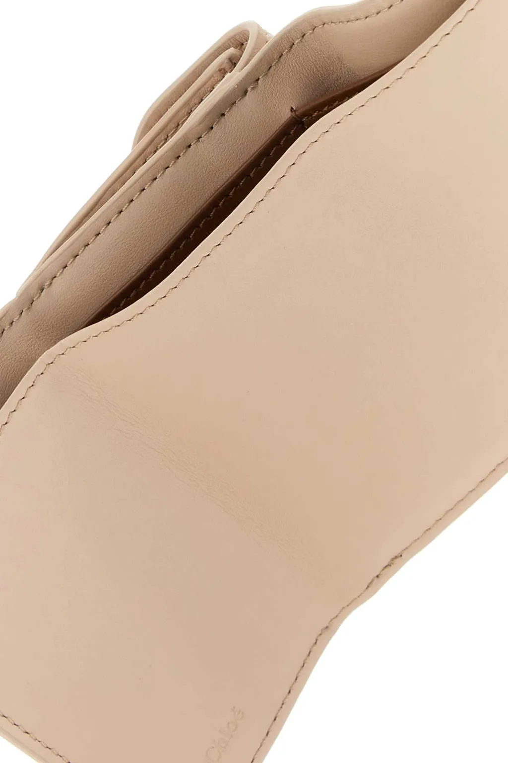 Logo Embroidered Tri-Fold Wallet