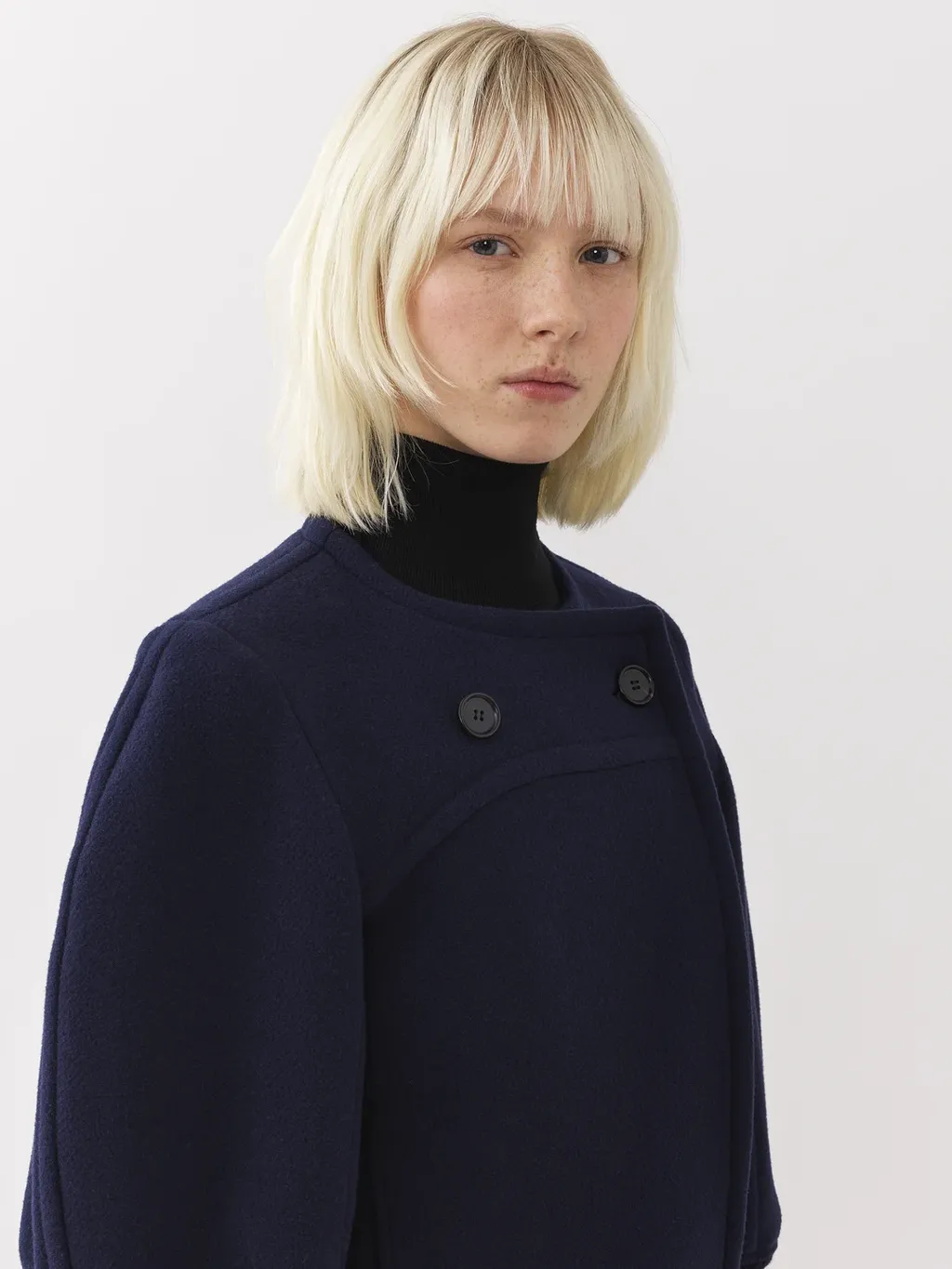 Boxy Cropped Coat