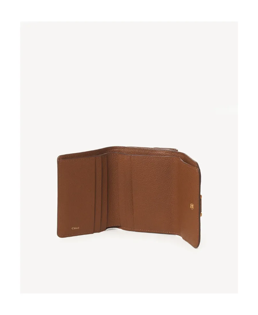 Logo Engraved Tri-Fold Wallet