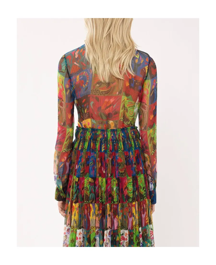 Graphic Print Long-Sleeved Shirt