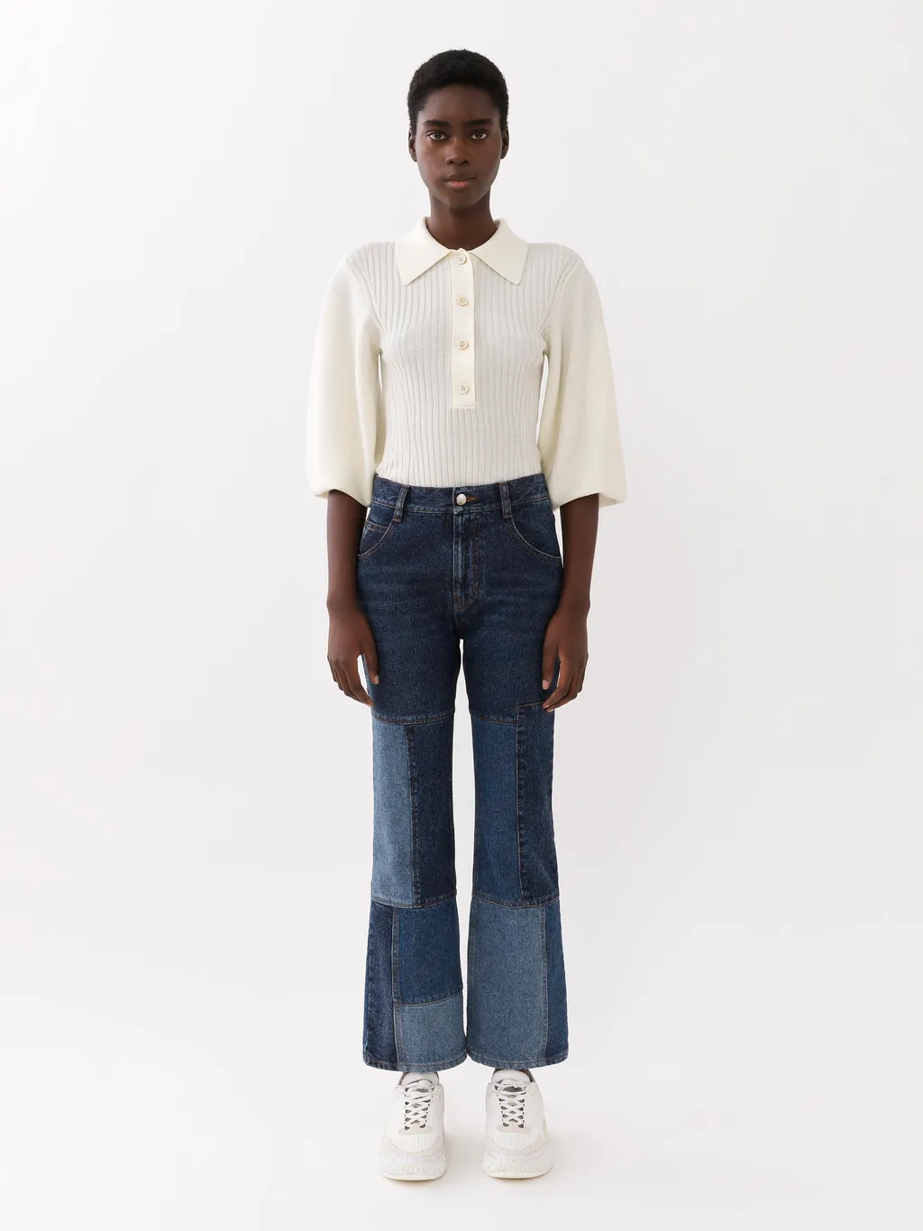 Cropped Flared Jeans