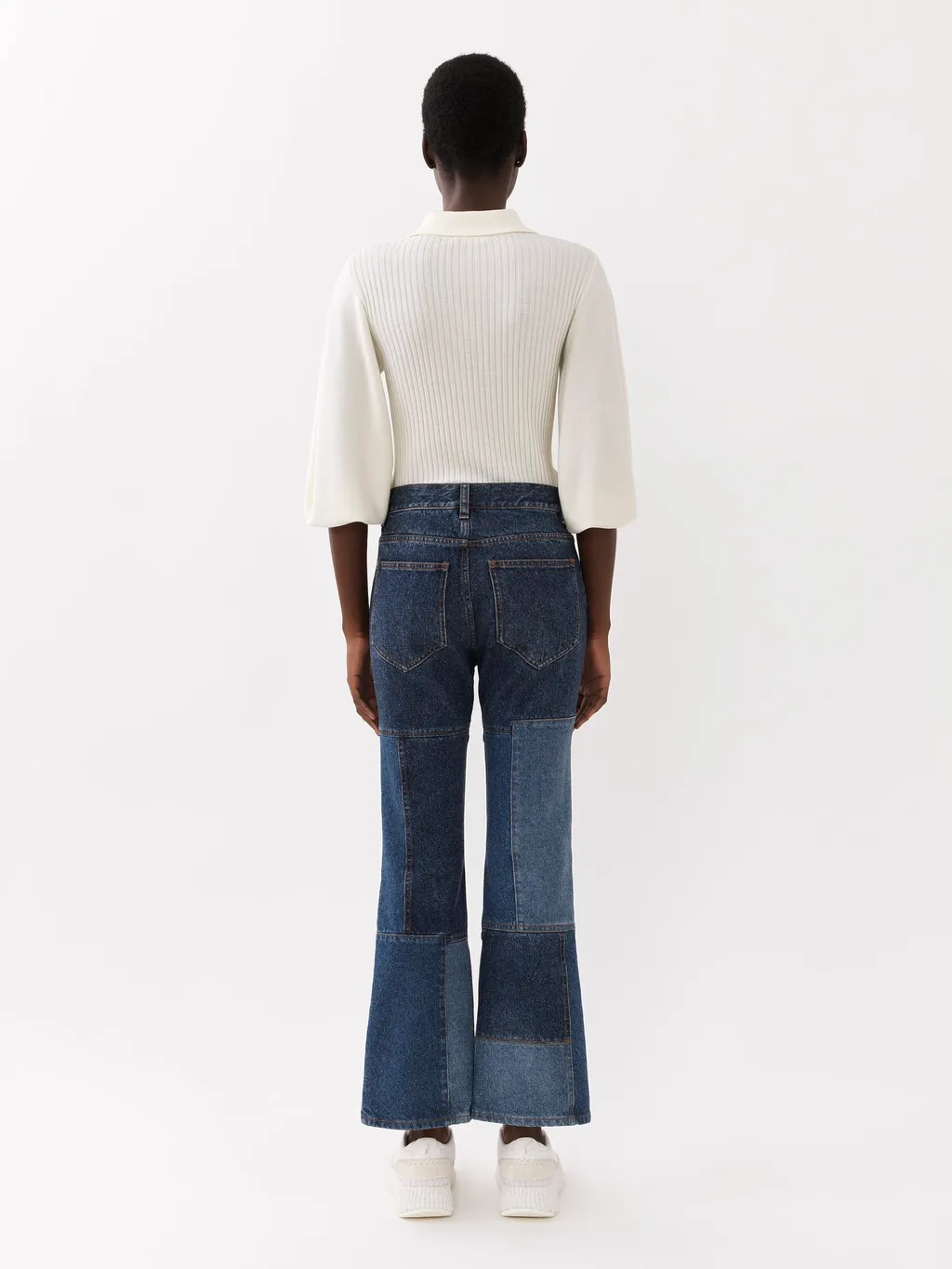 Cropped Flared Jeans