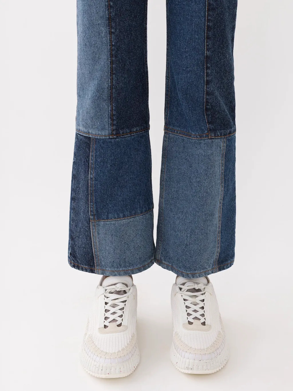 Cropped Flared Jeans