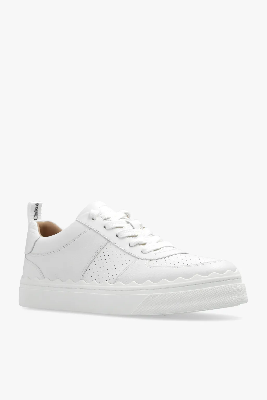 Lace-Up Leather Sneakers