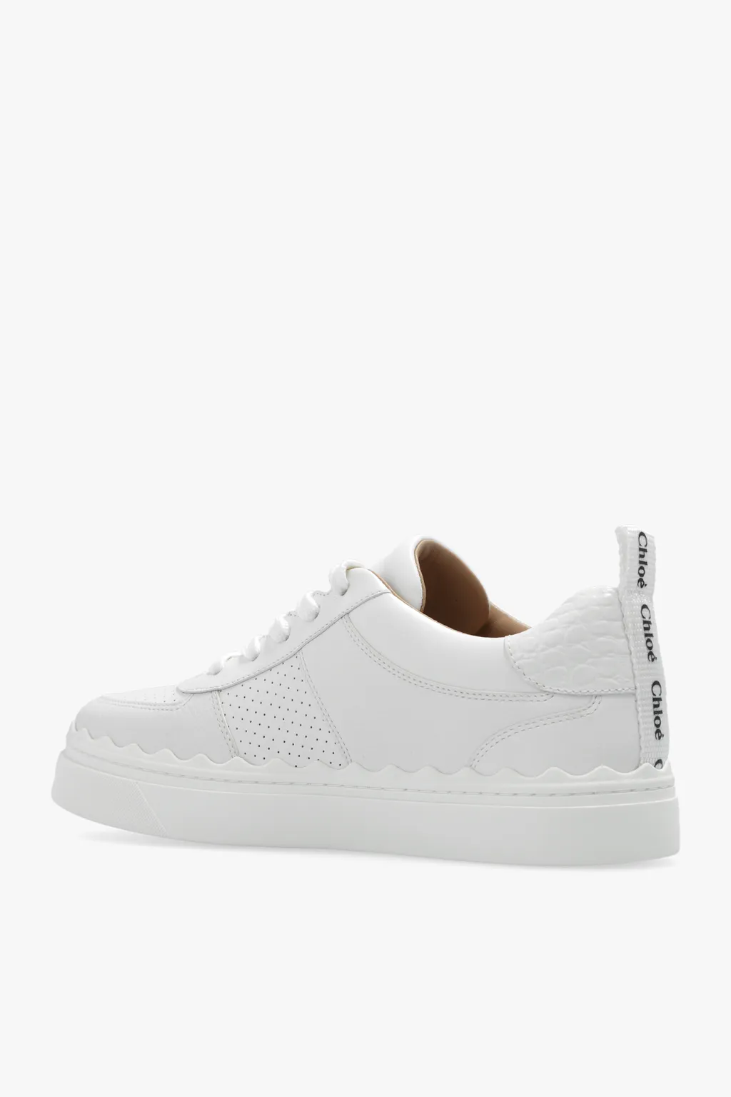 Lace-Up Leather Sneakers
