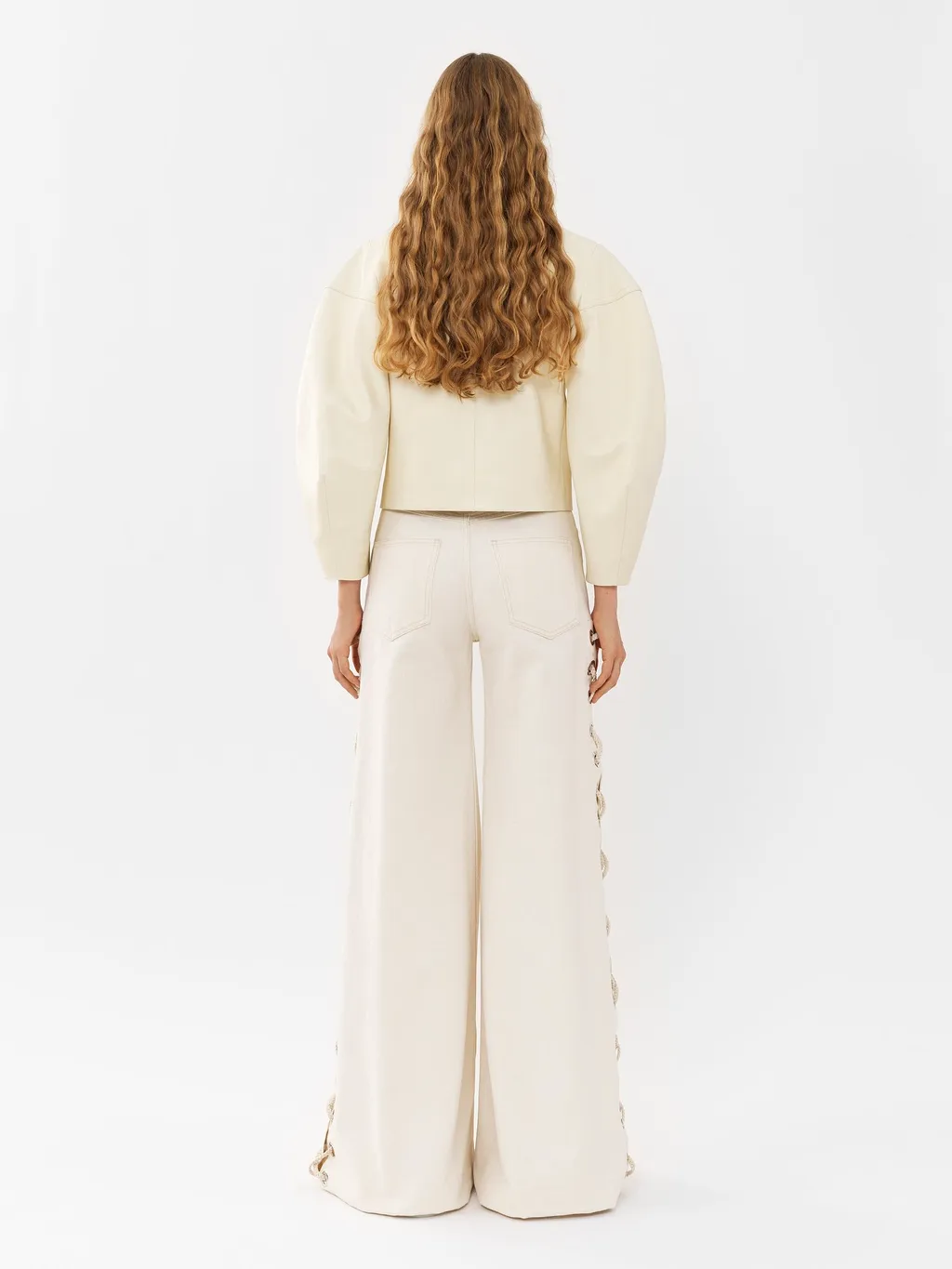 Boxy Cropped Leather Jacket