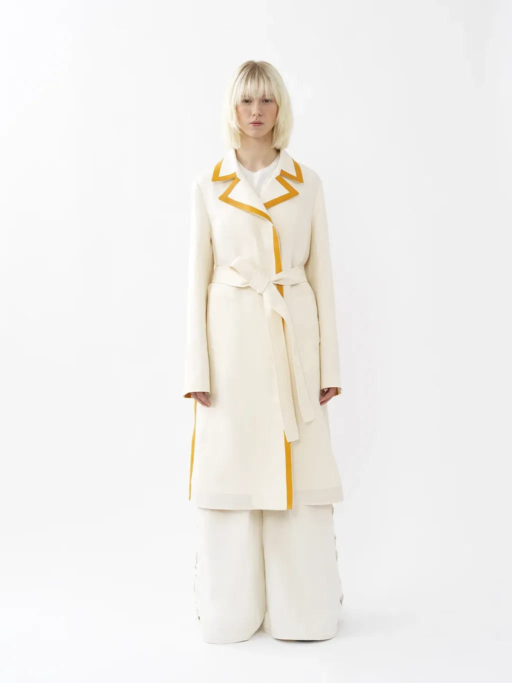 Belted-Waisted Trench Coat