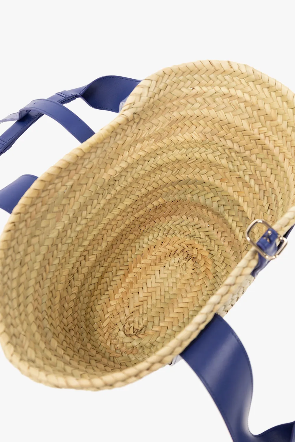 Logo-Tape Interwoven Beach Bag
