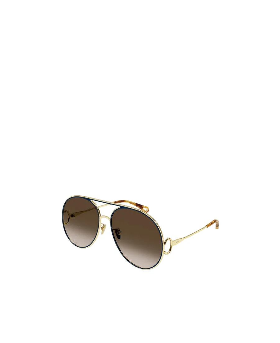 Pilot-Frame Sunglasses