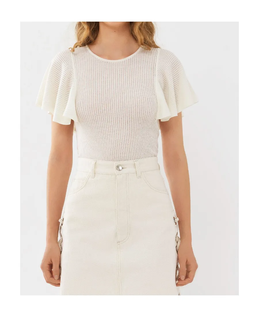 Lacing Detailed Mini Skirt