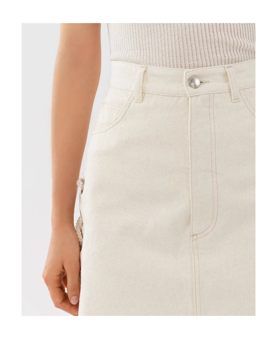 Lacing Detailed Mini Skirt