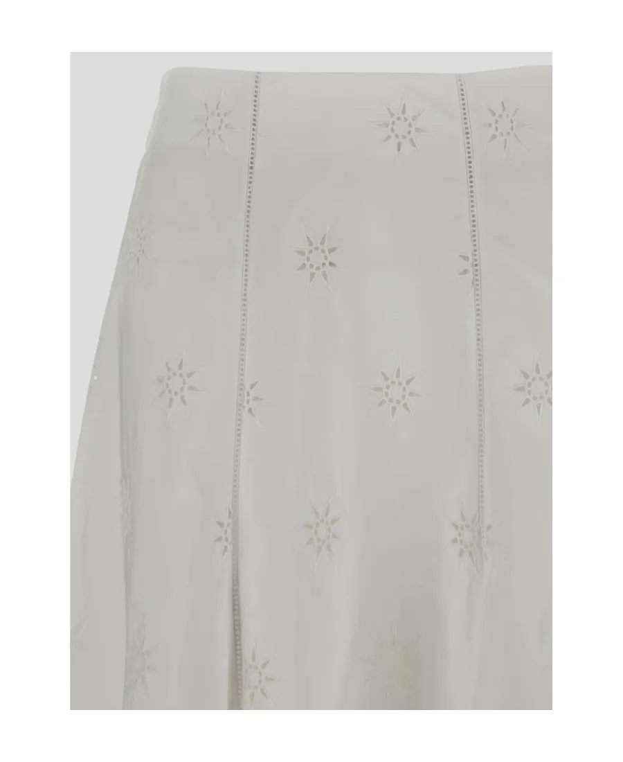 Flared Midi Skirt