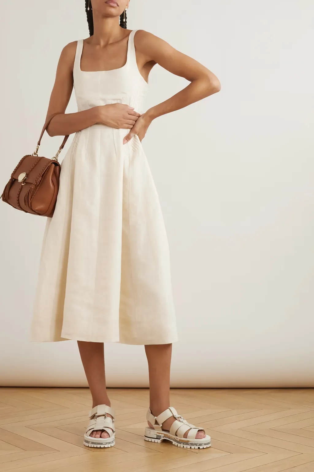 Sleeveless Midi Dress