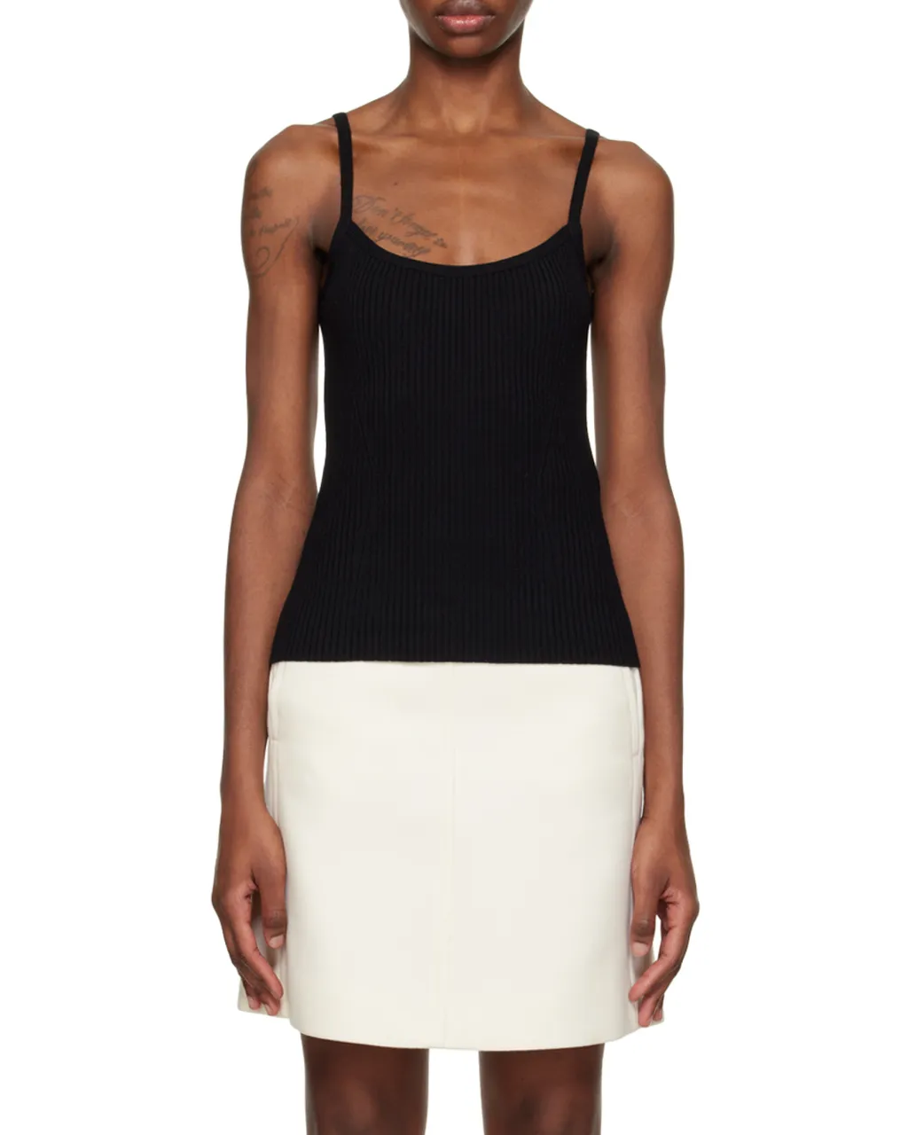 Ribbed Halter Vest