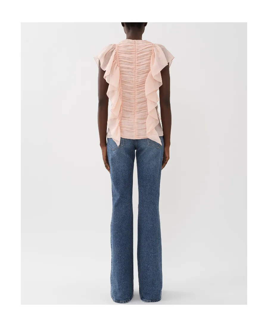 Ruffled Ruched Top