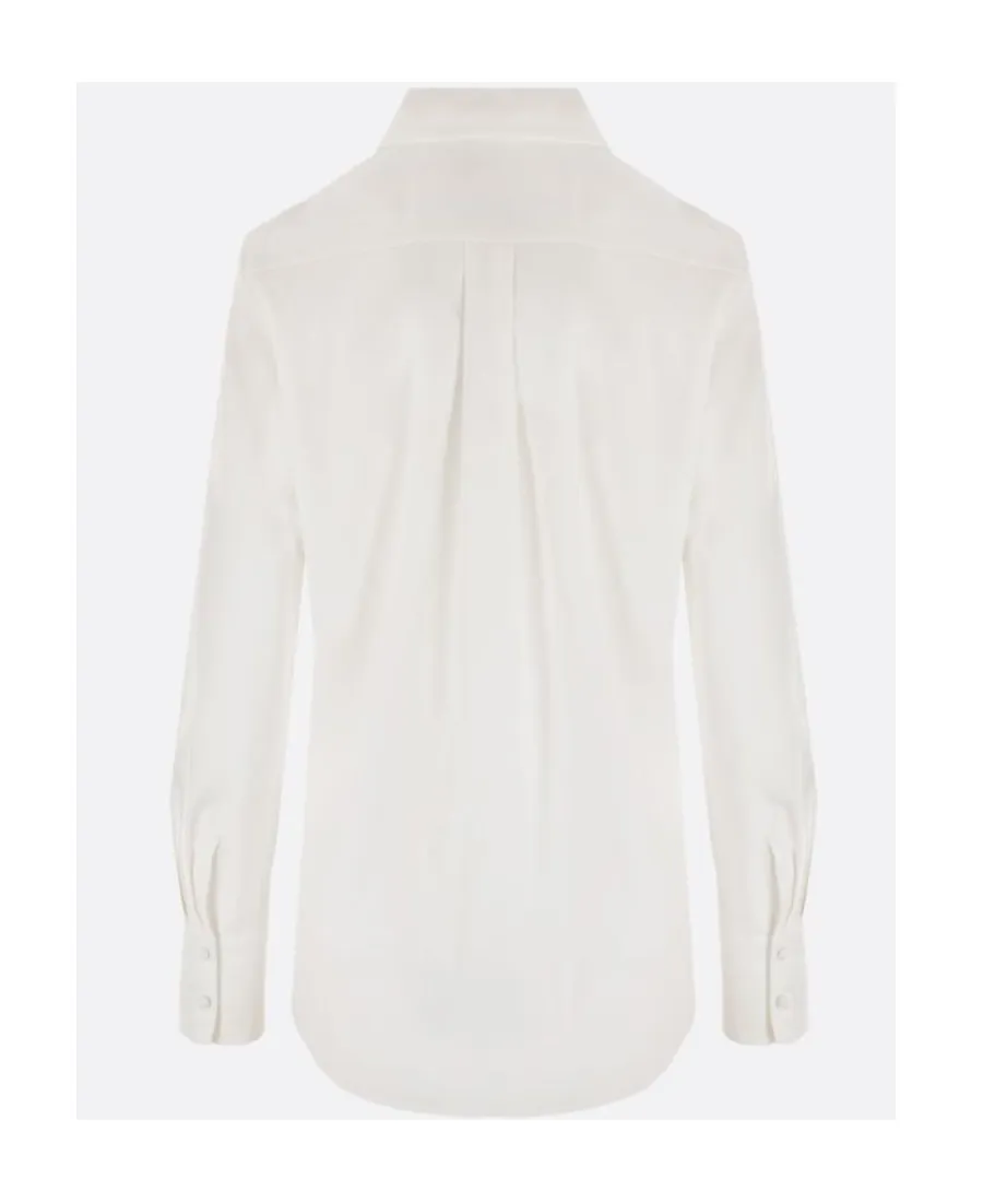 Lace Detailed Long-Sleeved Shirt