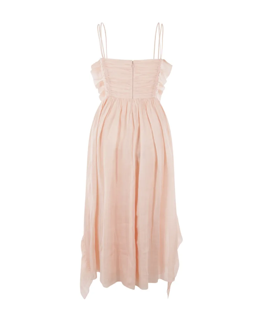 Ruffled Midi Dress