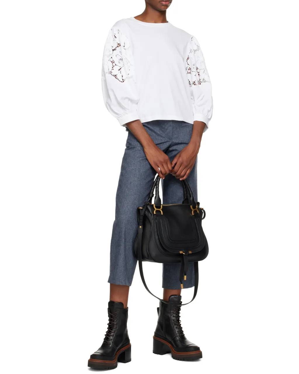 Marcie Foldover Tote Bag