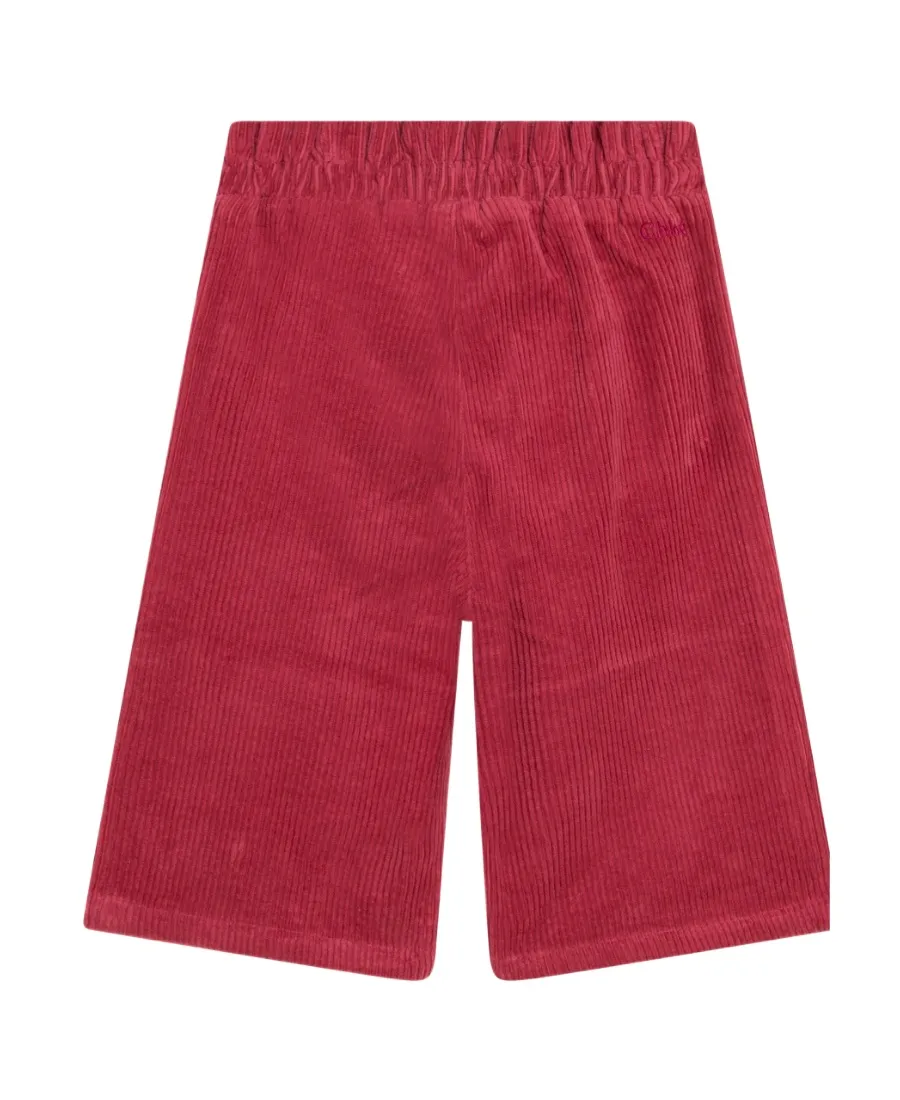 Corduroy Straight-Leg Trousers