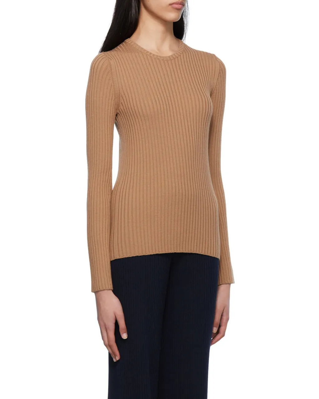 Ribbed Wool-Cashmere Jumper