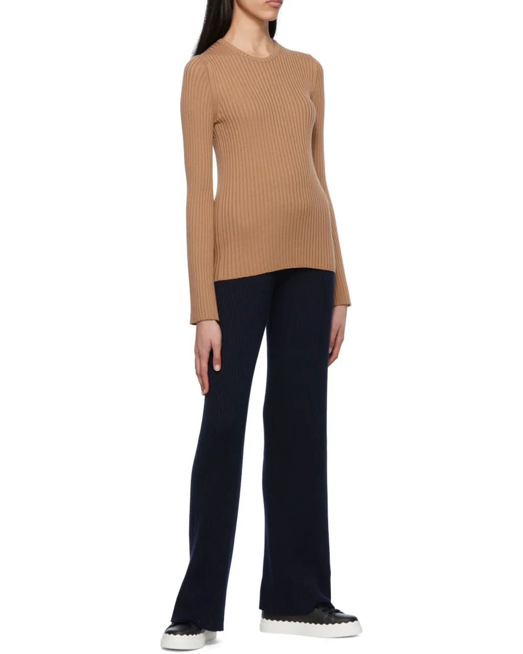 Ribbed Wool-Cashmere Jumper