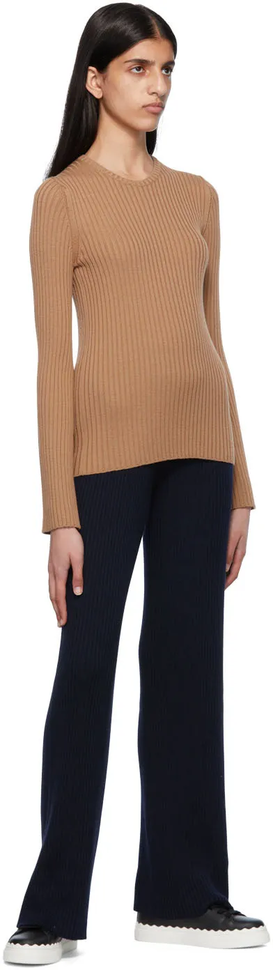 Ribbed Wool-Cashmere Jumper