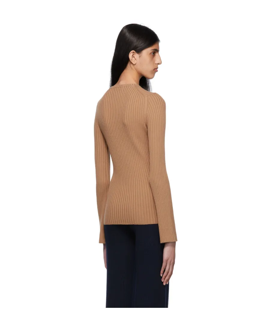 Ribbed Wool-Cashmere Jumper