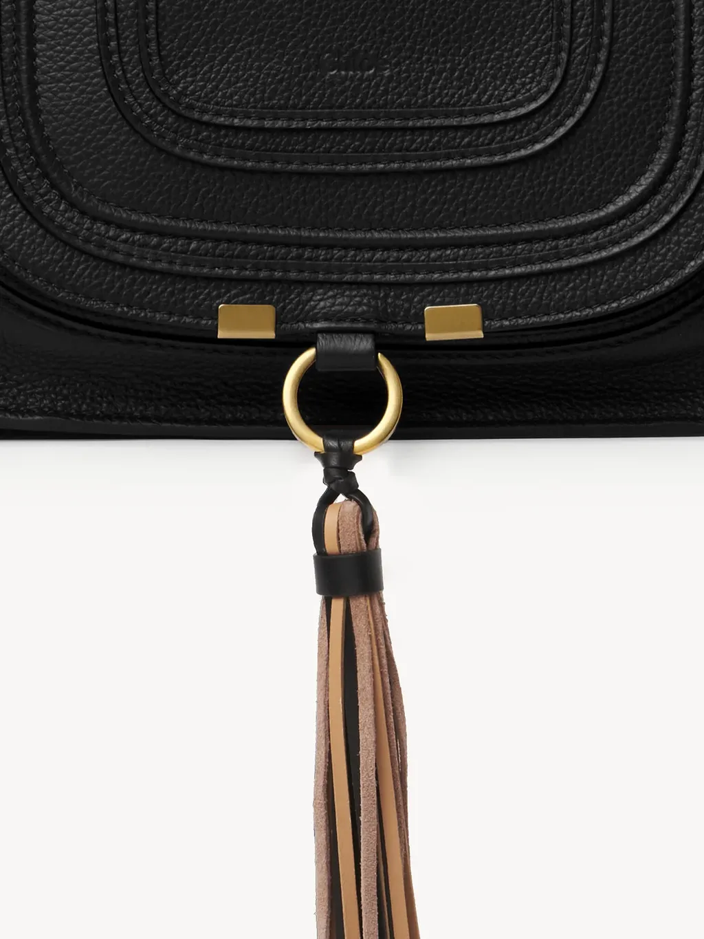 Marcie Double Tasseled Tote Bag