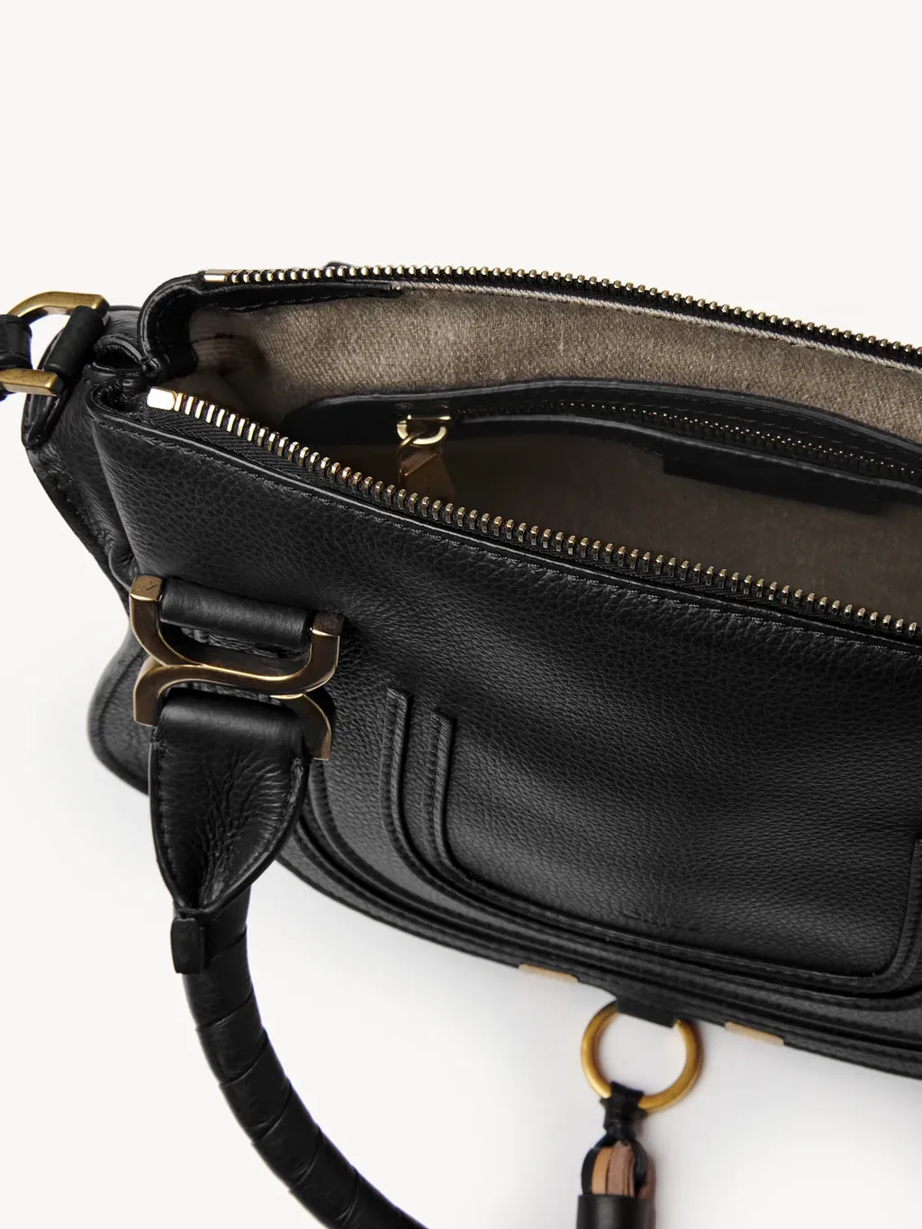 Marcie Double Tasseled Tote Bag