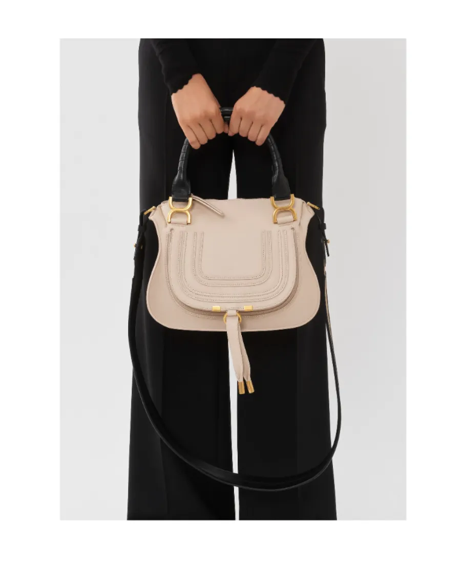 Marcy Leather Tote Bag