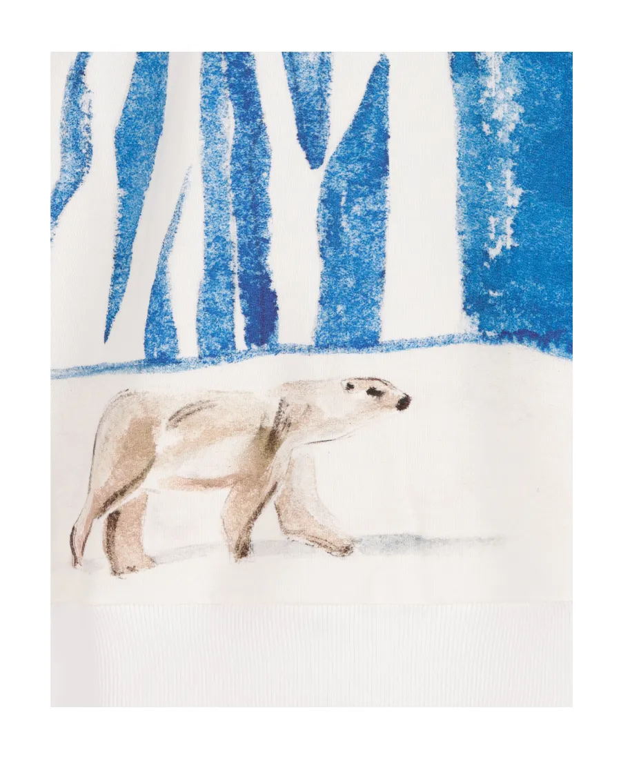 Graphic-Print Crew-Neck Sweatshirt