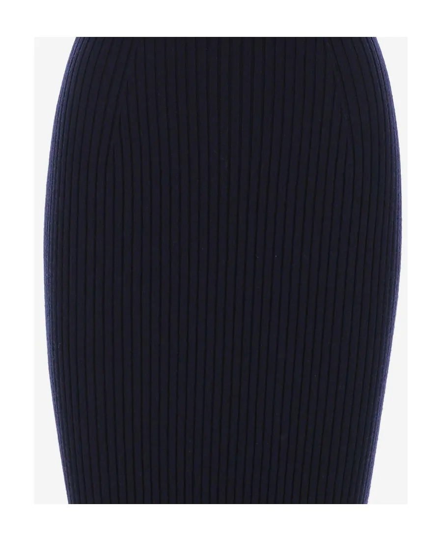 Wool Cashmere Knitted Skirt