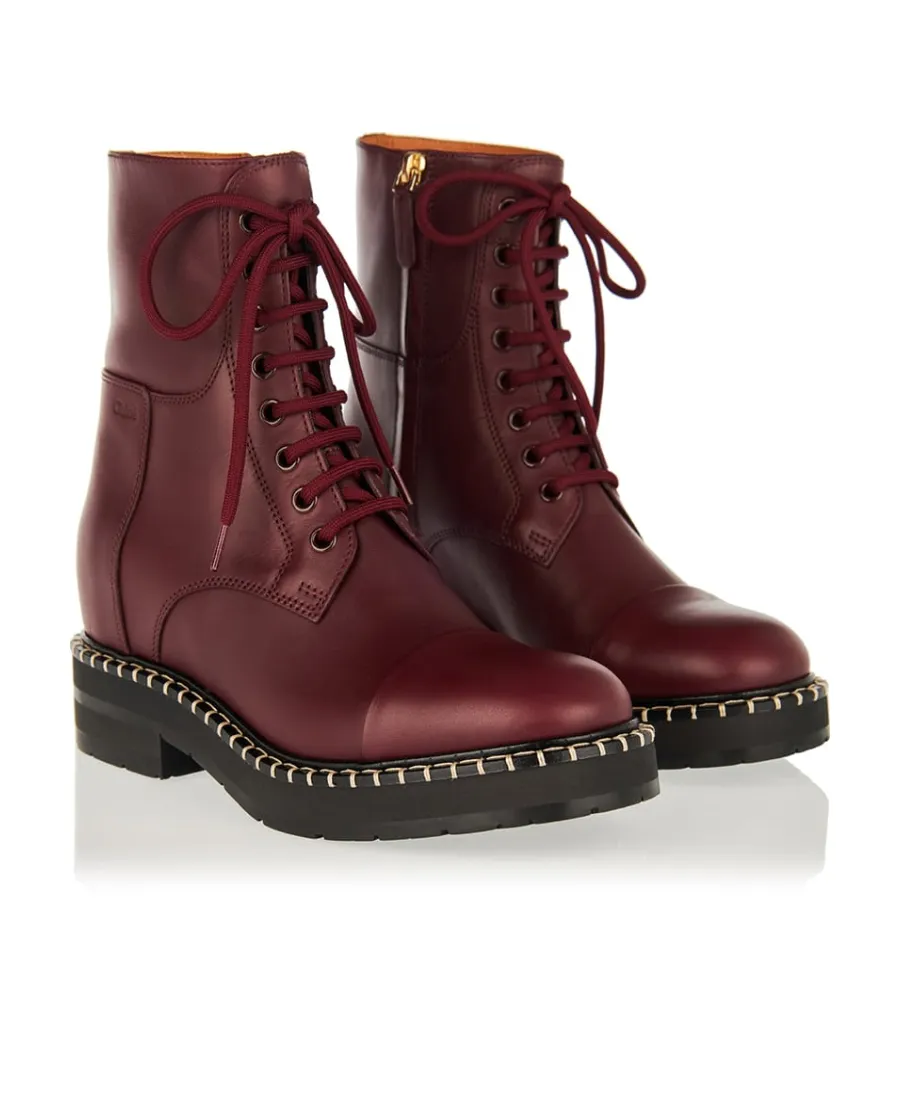 Noua Lace-Up Leather Boots