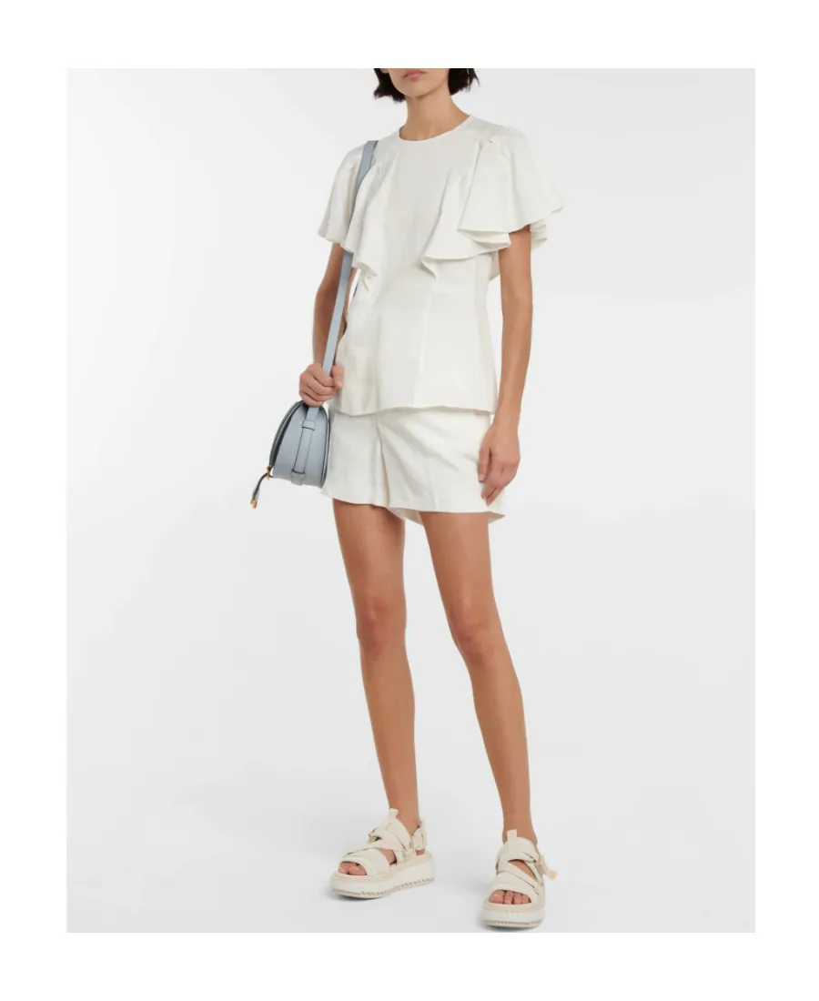 Lotus Leaf Sleeve Blouse