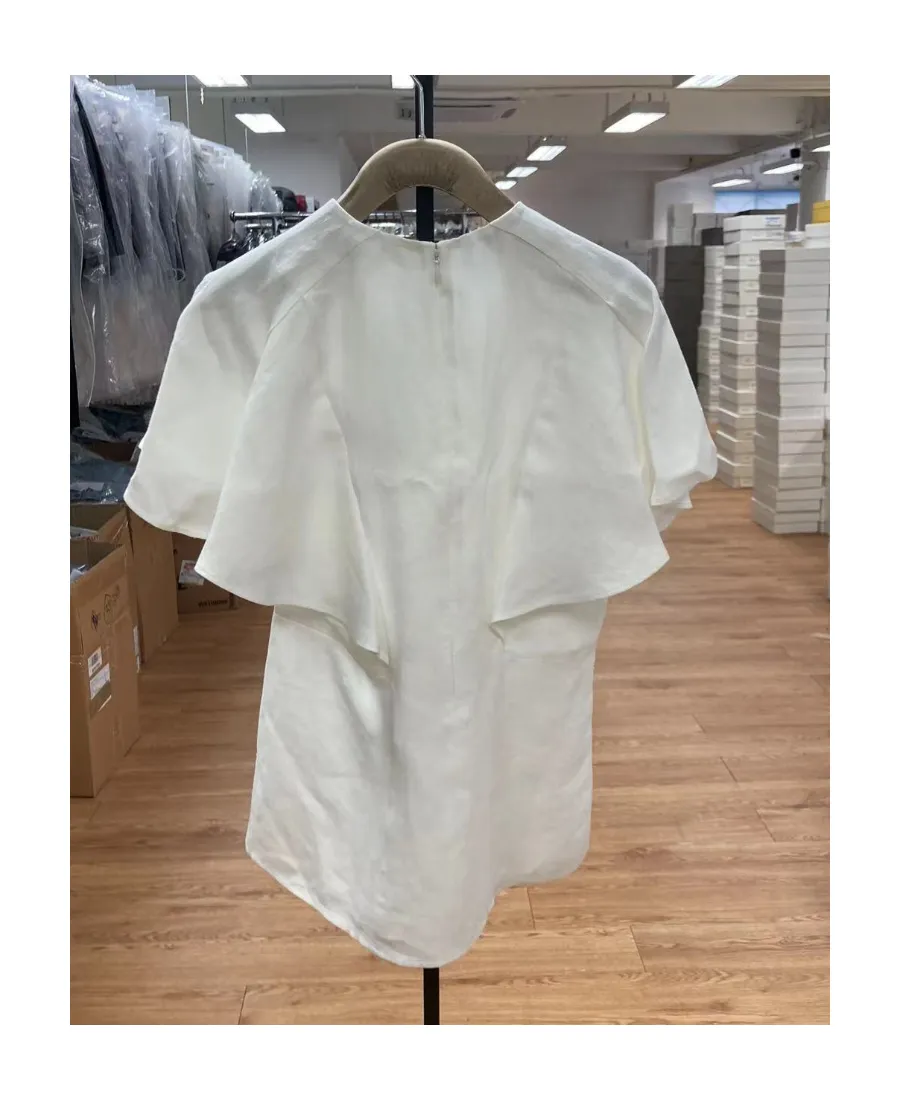 Lotus Leaf Sleeve Blouse