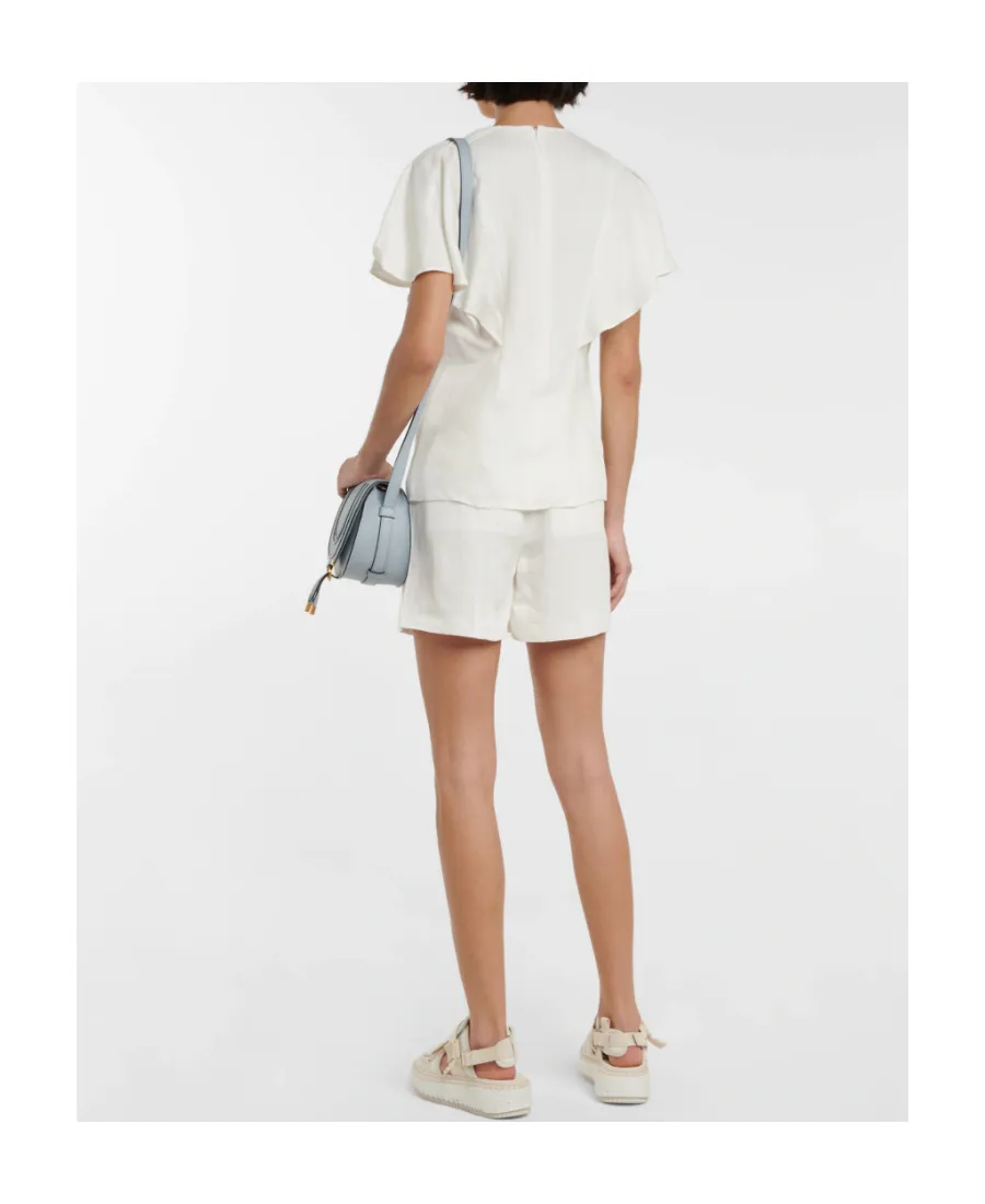 Lotus Leaf Sleeve Blouse