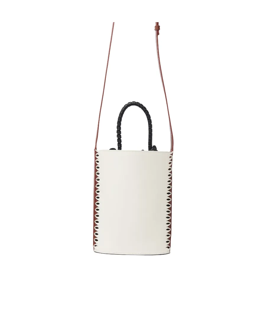 Colour-Block Bucket Shoulder Bag