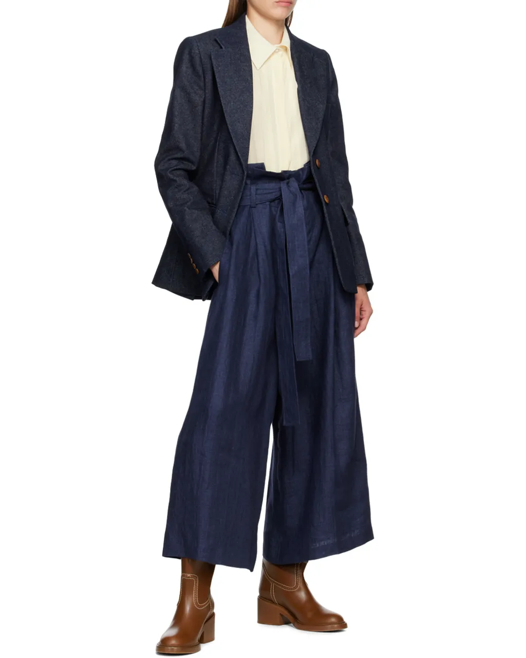 Single-Breasted Tailored Jacket