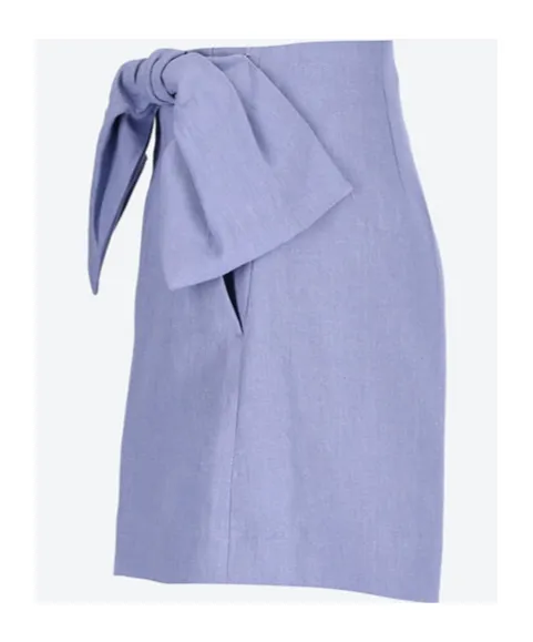 Bow Detailed High-Rise Shorts