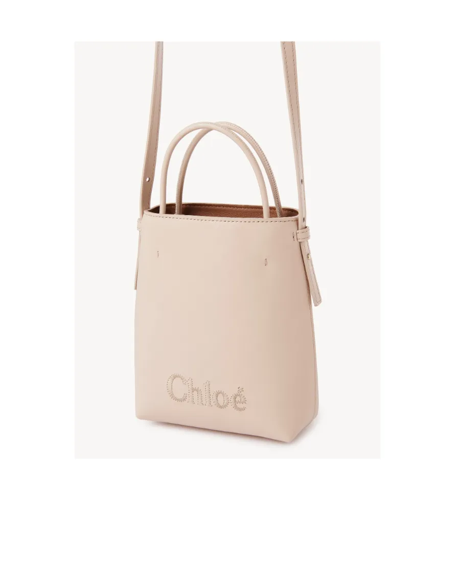 Sense Logo Embroidered Micro Tote Bag