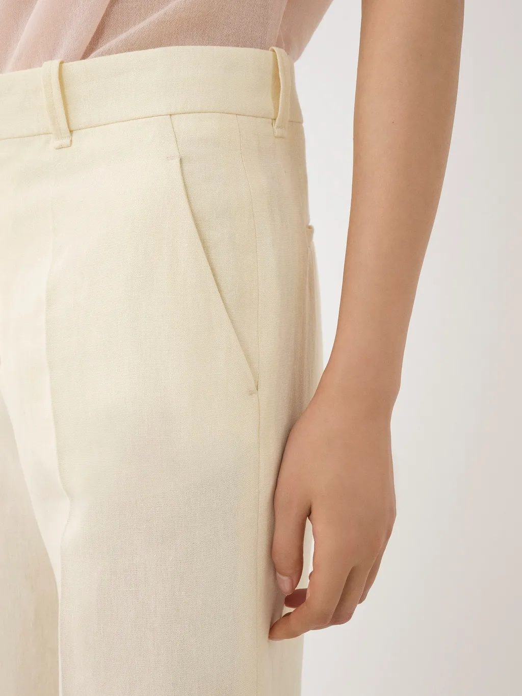 Wide-Leg Tailored Trousers