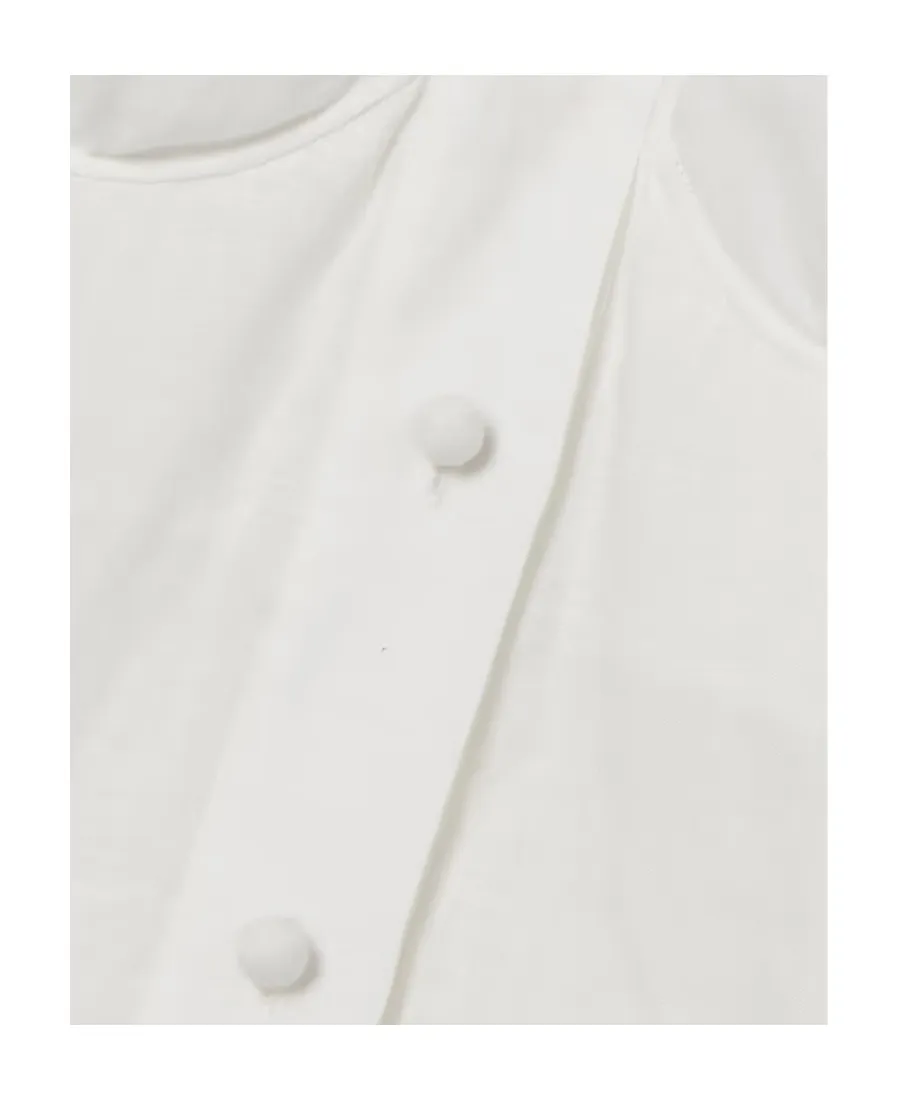 Off-Shoulder Bustier Linen Top