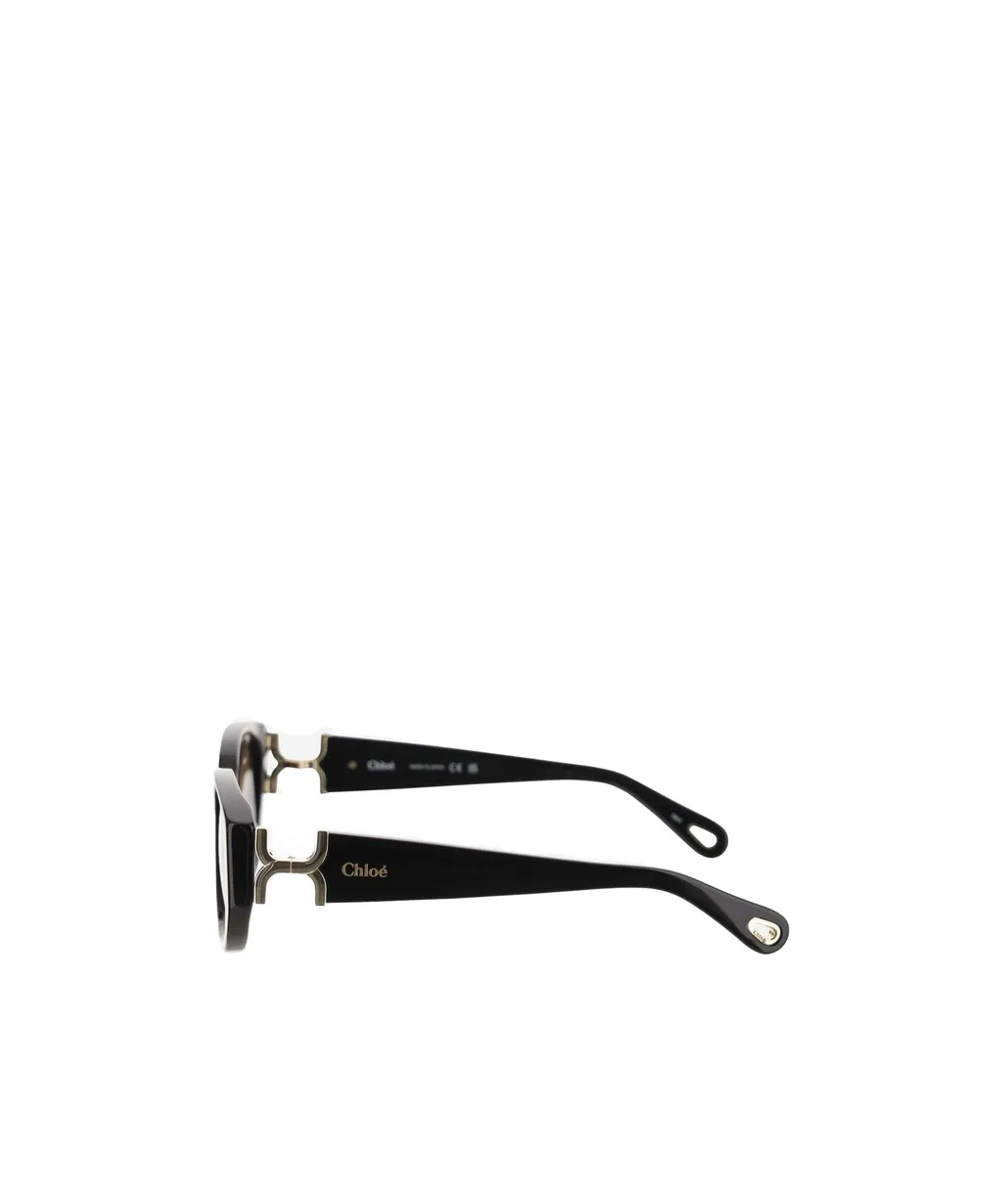 Oval-Frame Sunglasses