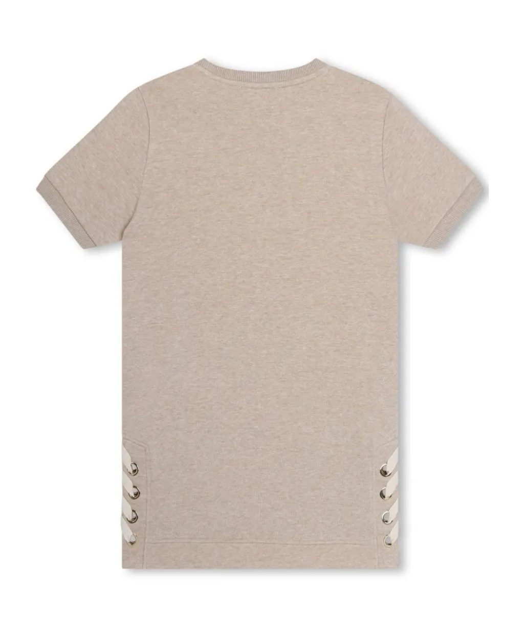 Lace-Detailed Crewneck T-Shirt